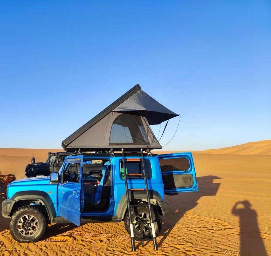 Aluminum Shell Triangle 5-Side Rear Awning Rooftop Tent — Five-Side Awning