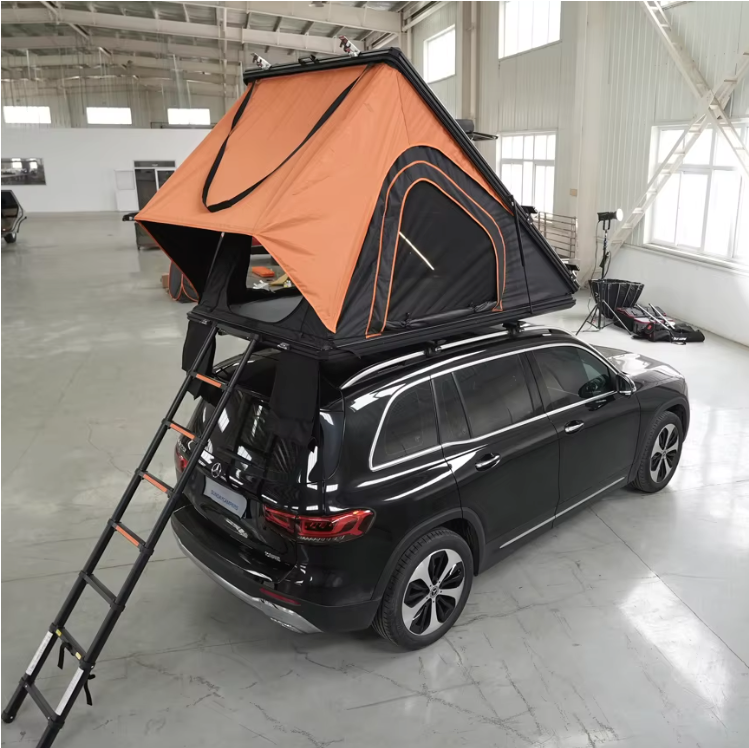 Aluminum Shell Triangle Elevated Rooftop Tent — Flagship Build
