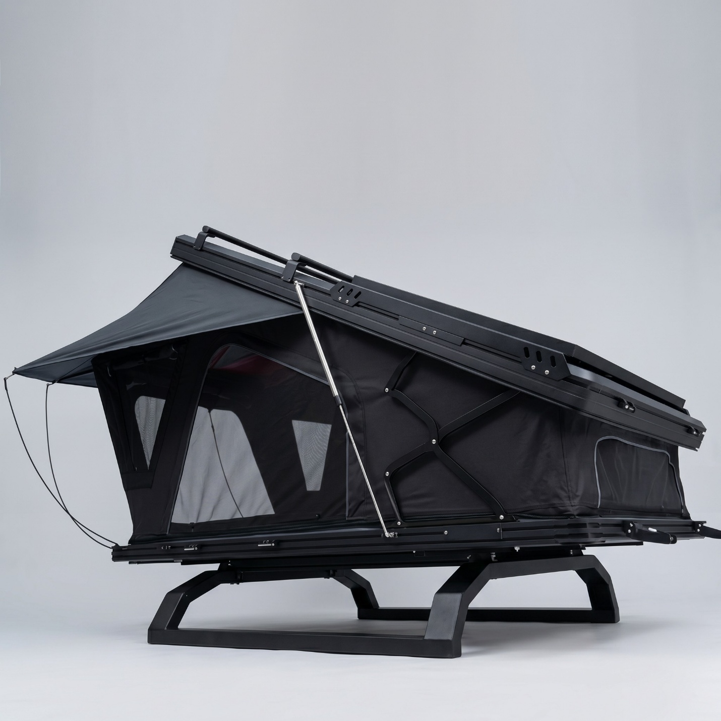 Xtreme RoamForce Pop-Up Triangle Hard Shell Rooftop Tent — Industrial Gas Struts