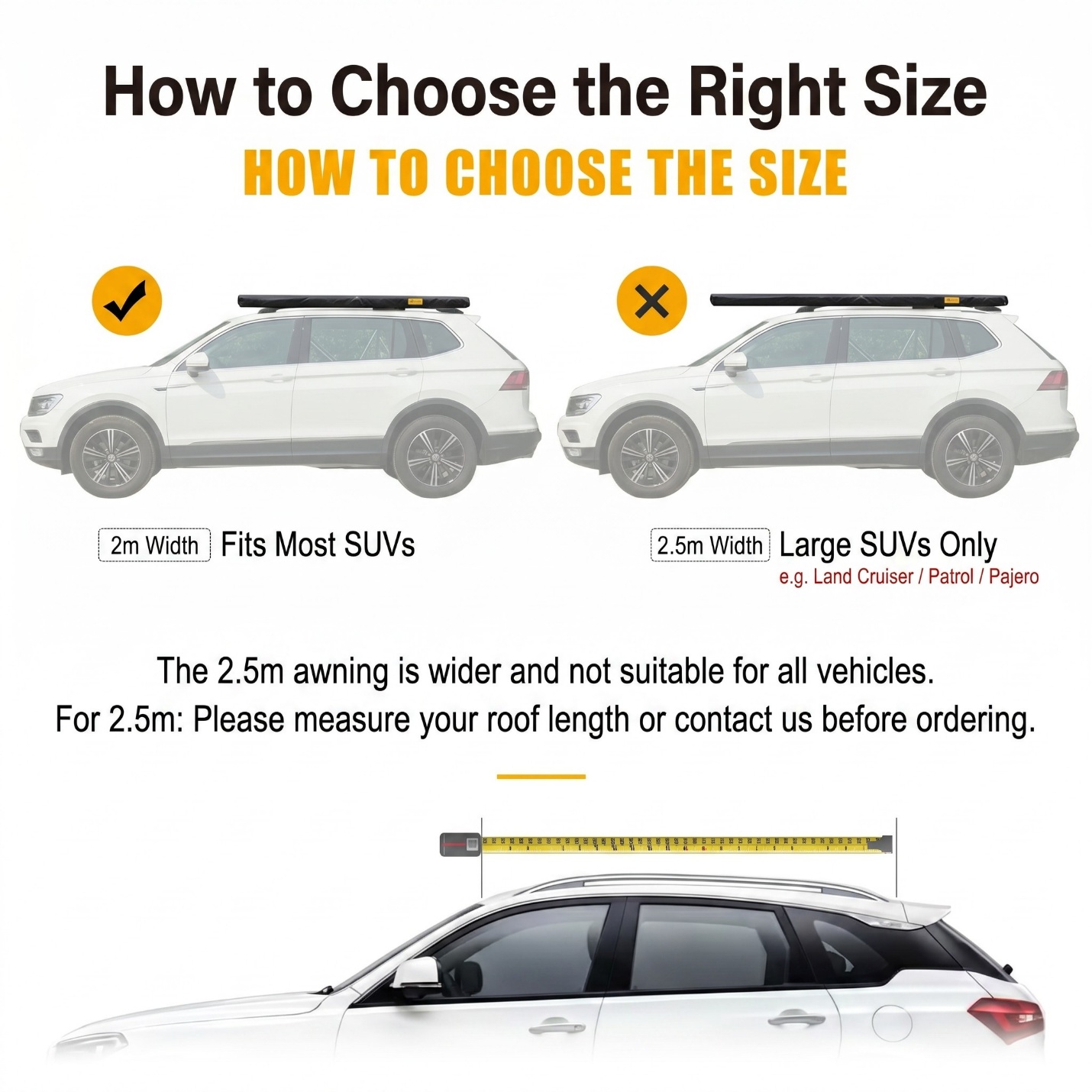Xtreme RoamForce XRF-910 Vehicle Side Awning — 420D Oxford