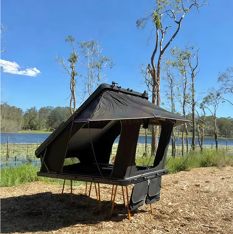 Xtreme RoamForce Pop-Up Triangle Hard Shell Rooftop Tent — Wedge Aerodynamics