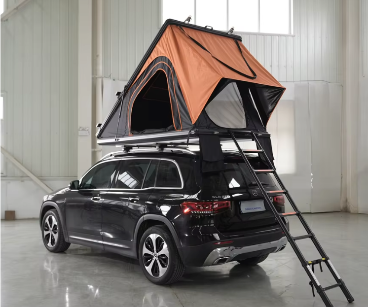 Aluminum Shell Triangle Elevated Rooftop Tent