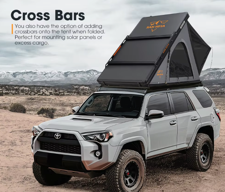 Aluminum Shell Pop-Up Rooftop Tent — Flagship Package — Interior Lighting