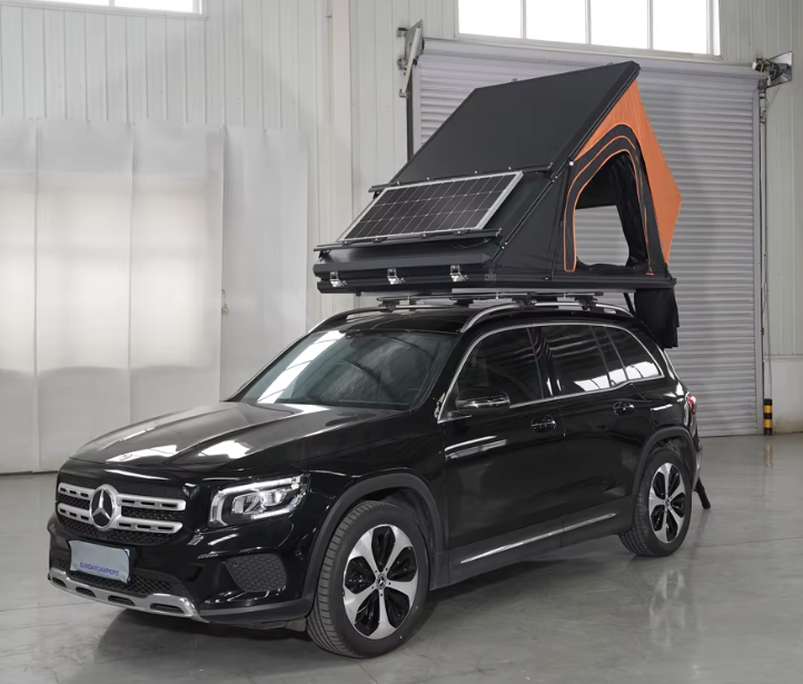 Aluminum Shell Triangle Elevated Rooftop Tent — Still A Wedge