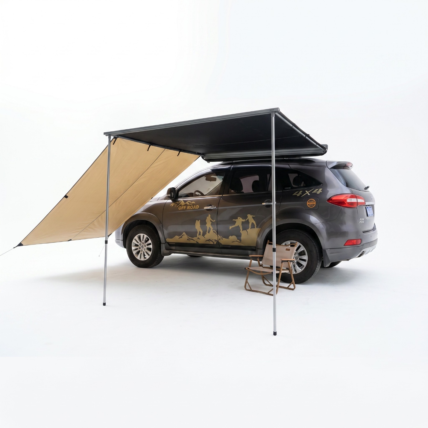 Xtreme RoamForce XRF-910 Vehicle Side Awning — Light Frame