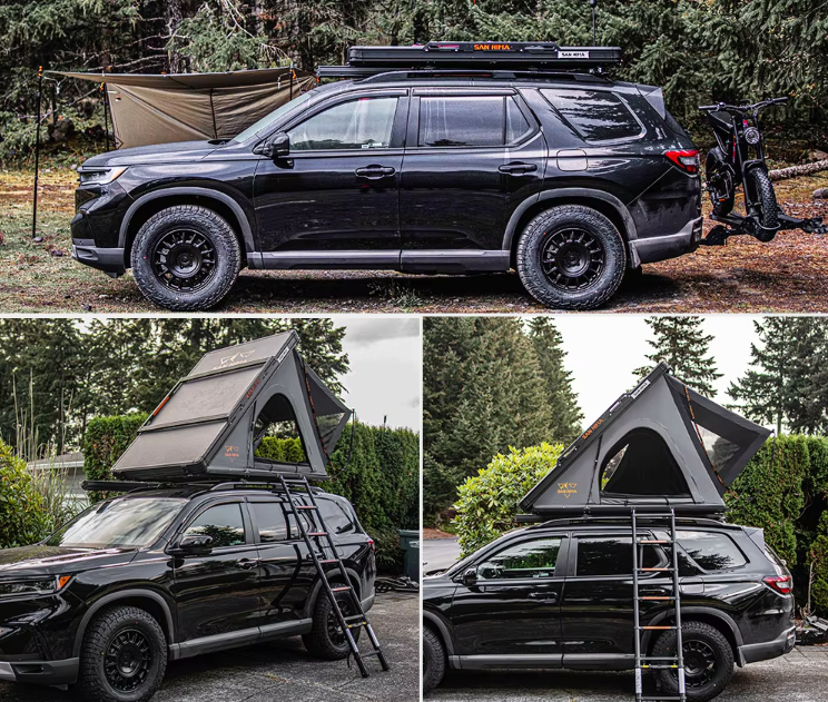 Aluminum Shell Pop-Up Rooftop Tent — Flagship Package — Loaded From The Line