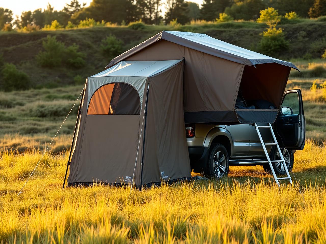 Large Family Tailgate Rear Tent