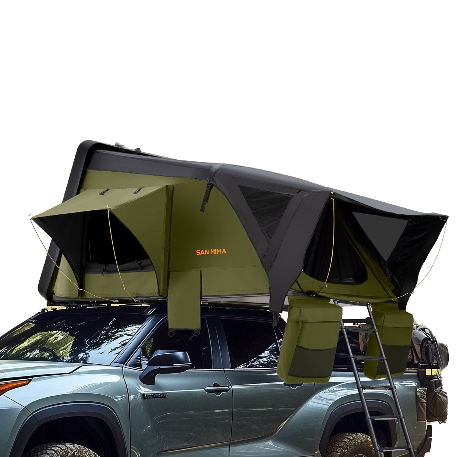Ultra-Thin ABS Rooftop Tent with Panoramic Stargazer Window — Stargazer Skylight