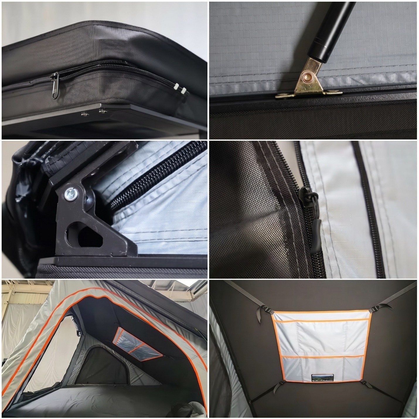 Light Shell Triangle Rooftop Tent — 1 to 3 Person — Slim 20 cm Profile
