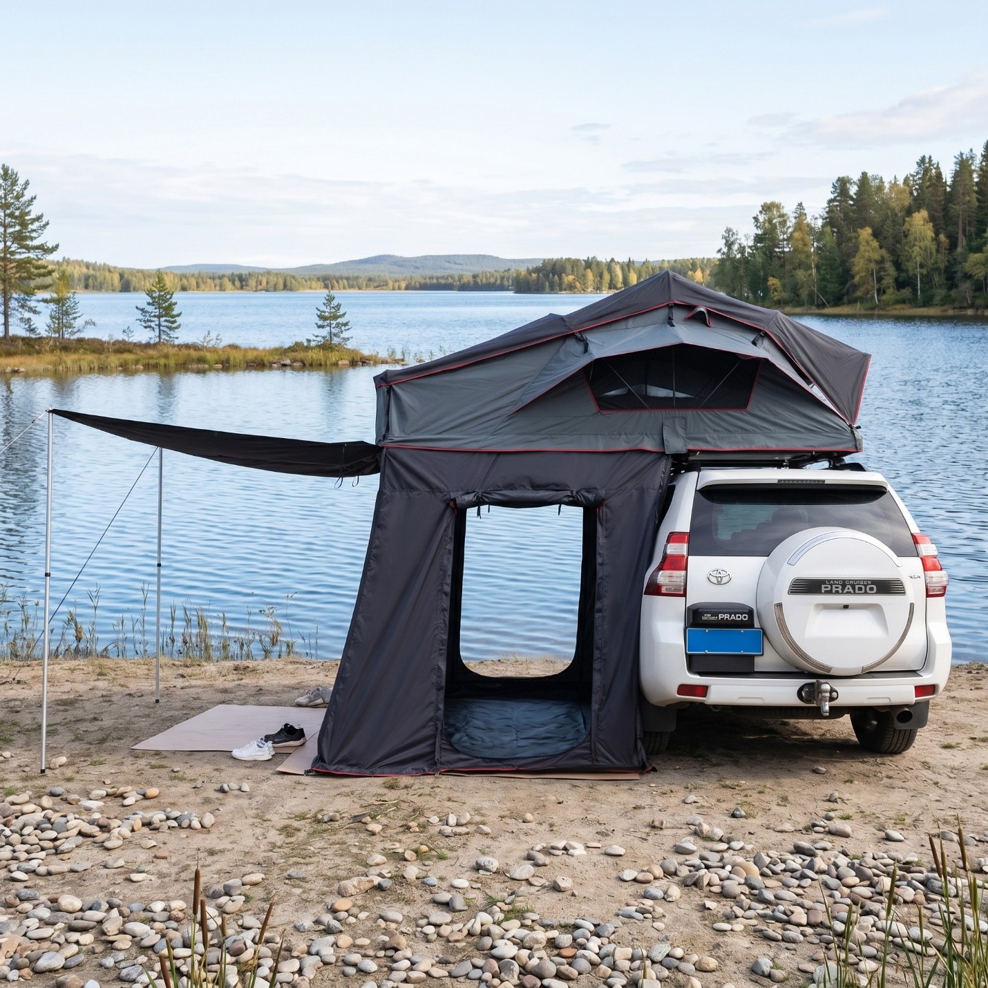 Eagle Soft Shell Rooftop Tent (Short) with Window Awnings