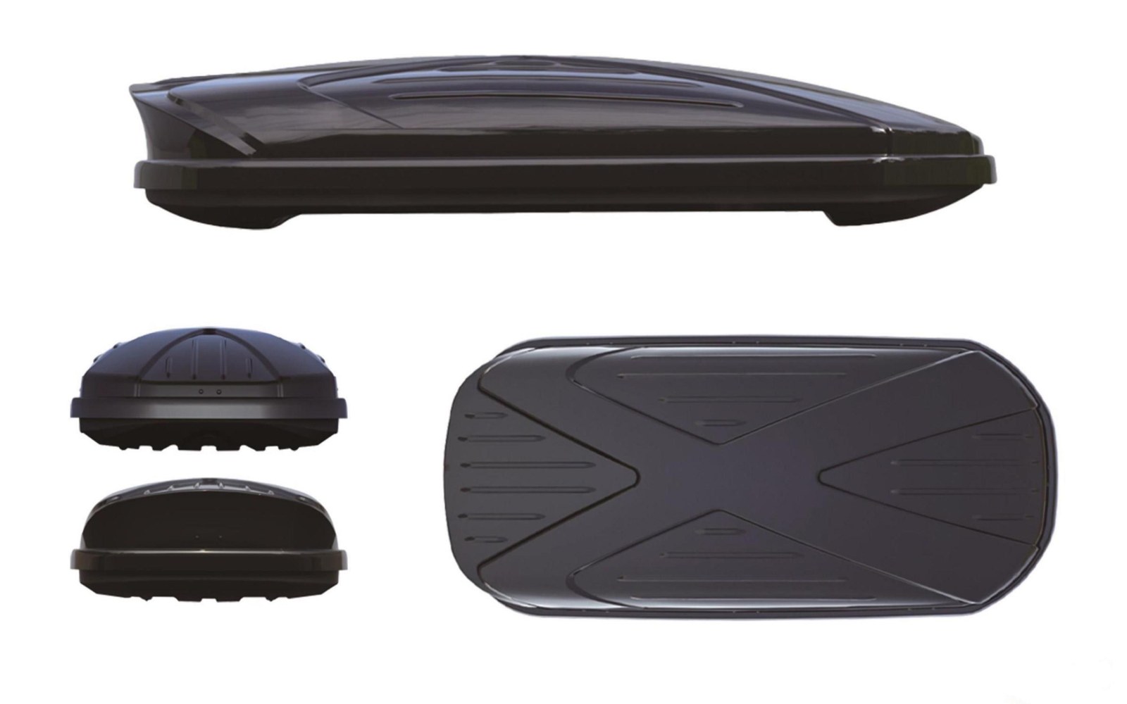 DK-5704B 600 L Roof Cargo Box — Anti-Theft Lock