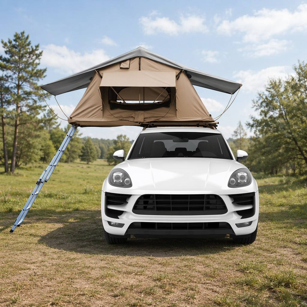 Soft shell roof top tents
