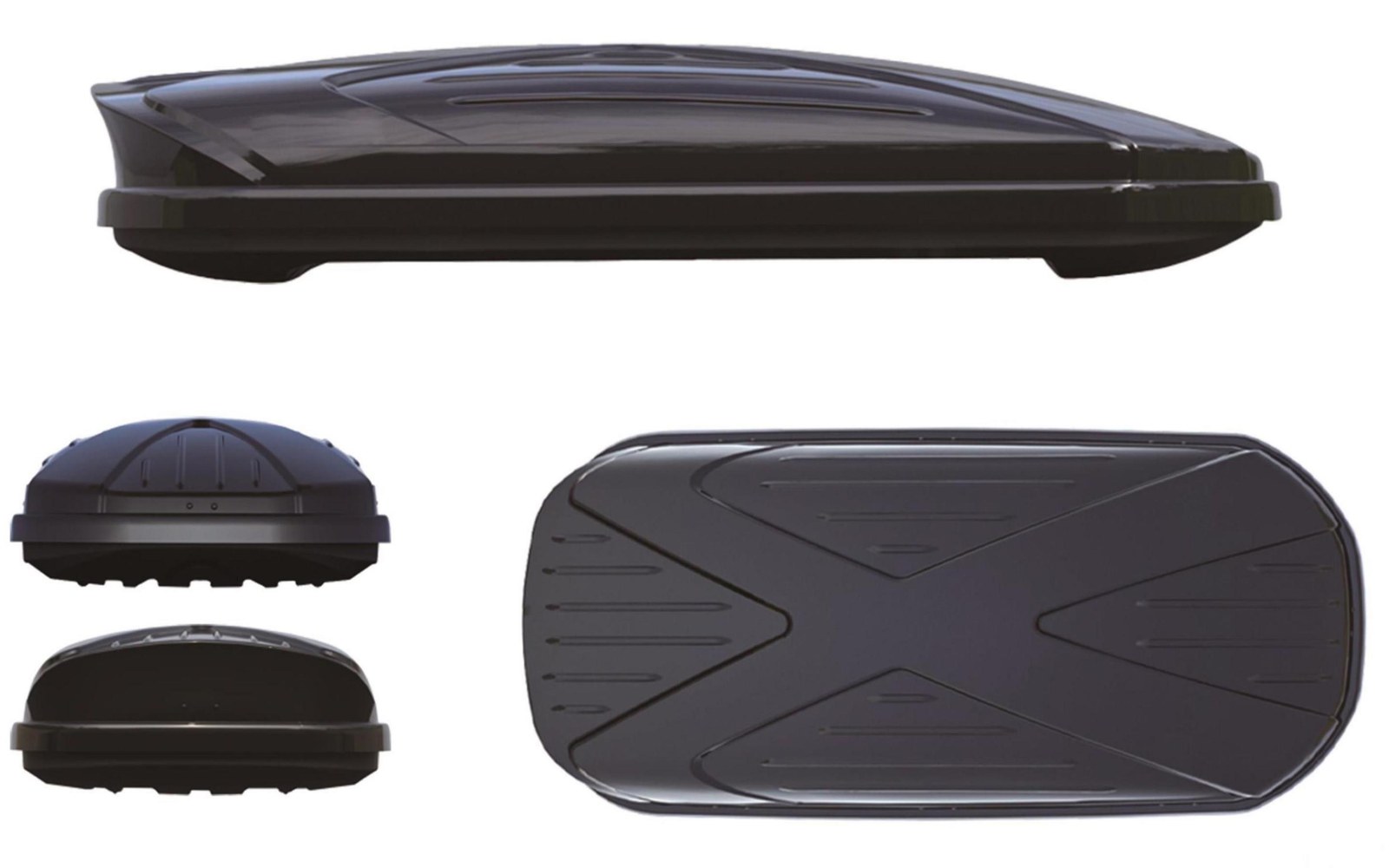 DK-5704D 880 L Roof Cargo Box — Anti-Theft Lock