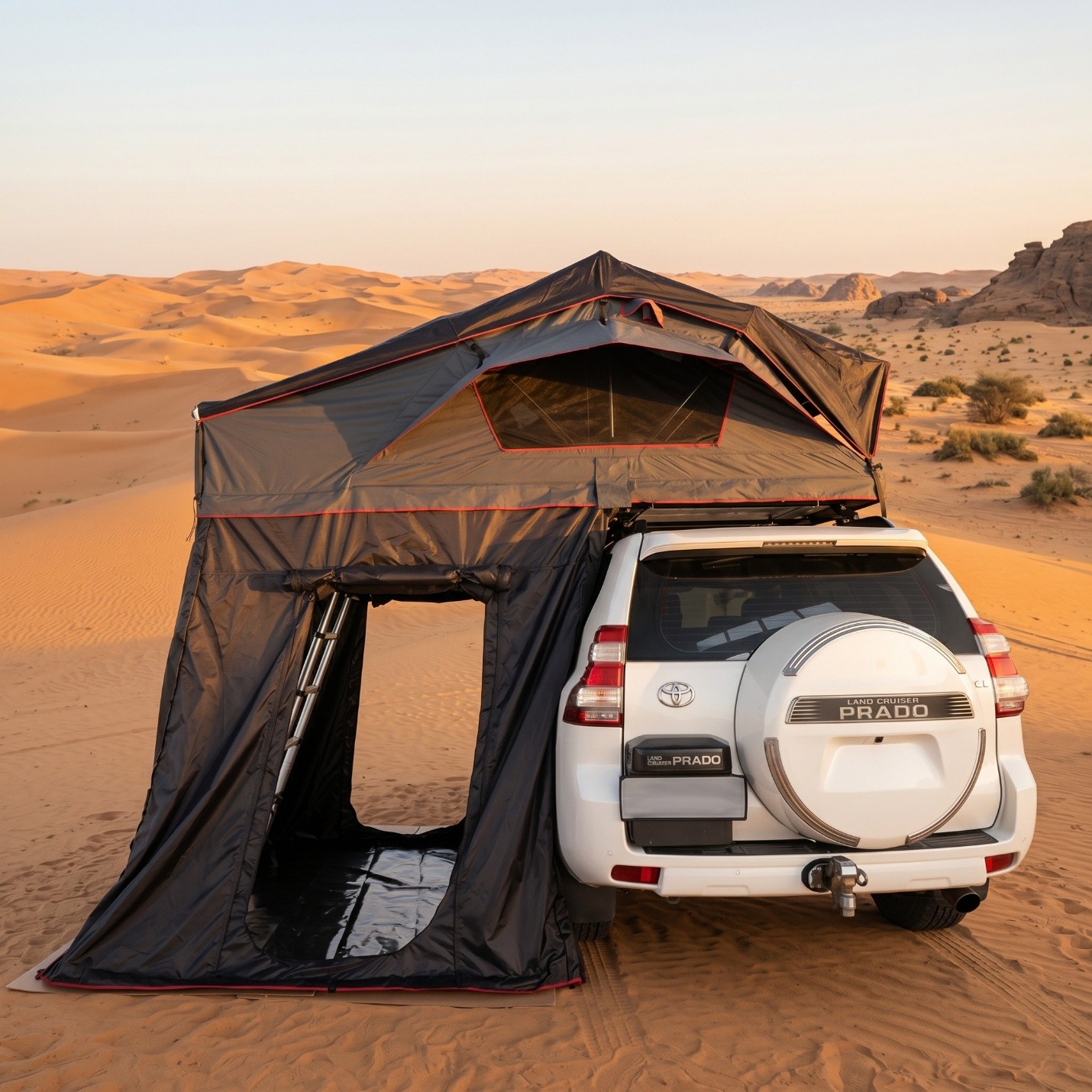 Eagle Soft Shell House-Shape Rooftop Tent — 280g Ripstop Canopy